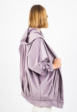 Load image into Gallery viewer, Lilac velvet big bomber
