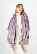 Load image into Gallery viewer, Lilac velvet big bomber
