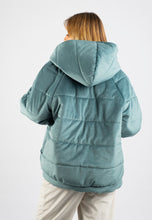 Load image into Gallery viewer, Puffer green coat
