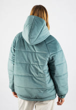 Load image into Gallery viewer, Puffer green coat
