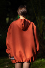 Load image into Gallery viewer, Orange oversized unisex sweater
