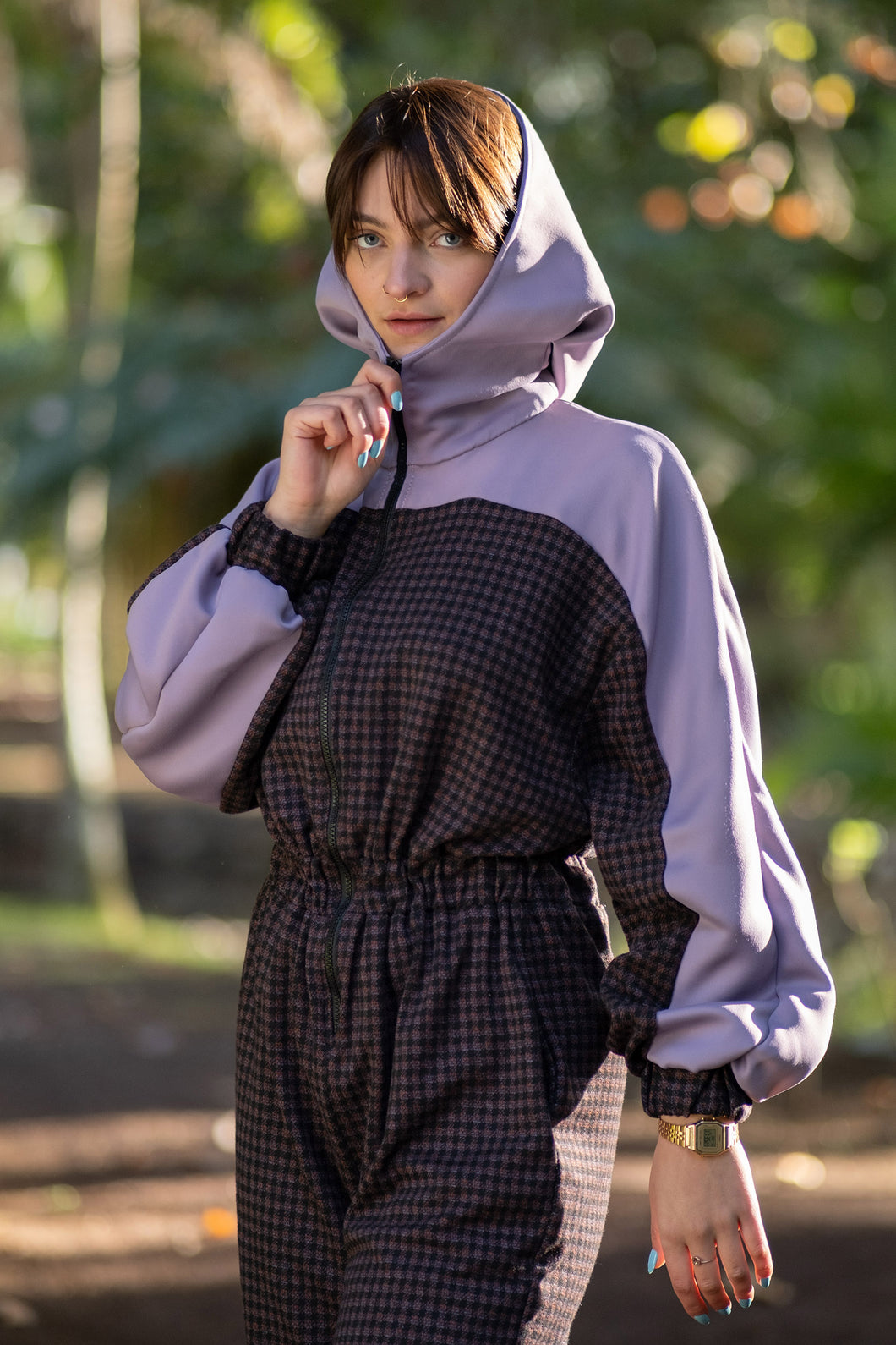 2 tones jumpsuit