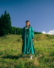 Load image into Gallery viewer, Oversize Long green coat

