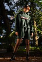 Load image into Gallery viewer, Green unisex oversized sweater/dress
