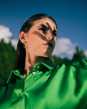 Load image into Gallery viewer, Silk green jane shirt
