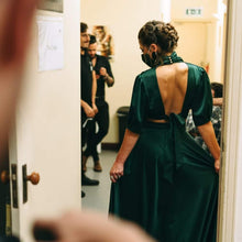 Load image into Gallery viewer, Satin Jane blouse without back
