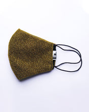 Load image into Gallery viewer, Glitter gold mask
