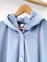 Load image into Gallery viewer, Grey/ Blue Big bomber jacket
