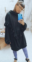 Load image into Gallery viewer, Ruffled hoodie dress
