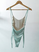 Load image into Gallery viewer, Breaststroke swimsuit mint and pearl
