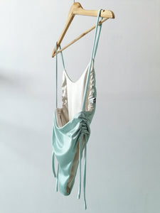 Breaststroke swimsuit mint and pearl