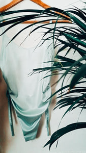 Breaststroke swimsuit mint and pearl