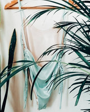 Load image into Gallery viewer, Breaststroke swimsuit mint and pearl
