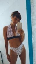 Load image into Gallery viewer, Reversible bikini blk and pink
