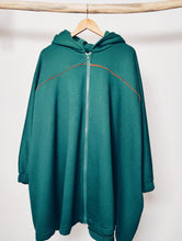 Load image into Gallery viewer, Jersey green flowy coat
