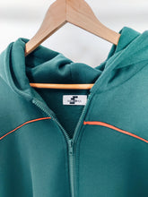 Load image into Gallery viewer, Jersey green flowy coat
