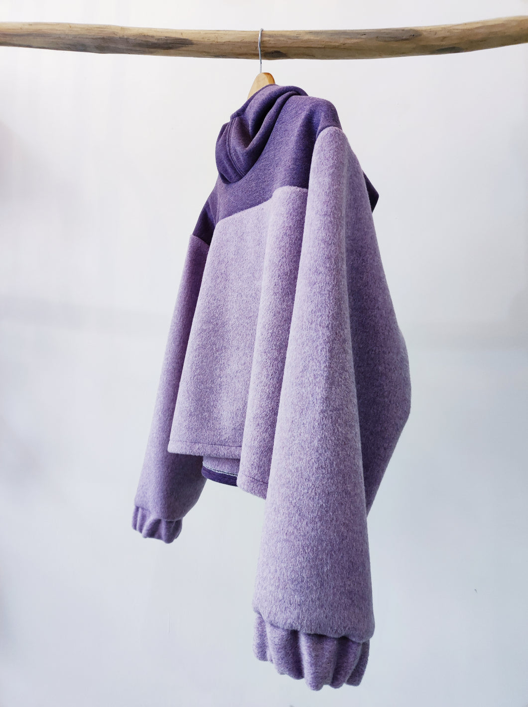 Tracksuit hoodie in lilac