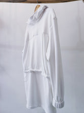 Load image into Gallery viewer, Oversized Hoodie dress in white
