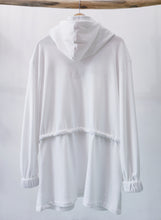 Load image into Gallery viewer, Oversized Hoodie dress in white
