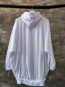 American fleece pleated bomber