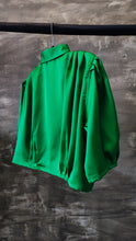 Load image into Gallery viewer, Silk green jane shirt
