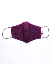 Load image into Gallery viewer, Glitter purple mask
