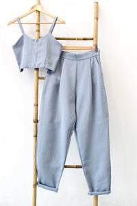 Blue trousers