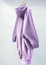 Load image into Gallery viewer, Lilac velvet big bomber
