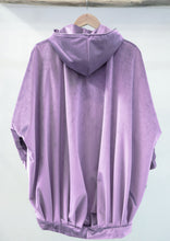 Load image into Gallery viewer, Lilac velvet big bomber
